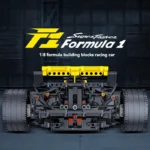 Technical Super Racing 1:8 Formula Building block Racing Renault F1 , kit assembly model Bricks toy, Christmas birthday gift - Image 4