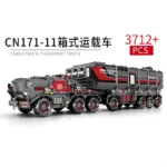 Wandering Earth Model Building Blocks MOC Boxtype Troop Carrier Engineering Vehicle Soldier Armored Vehicle Toys for Kid Gifts - Image 4