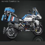 High Tech 1:5 Motorcycle City Sports Rapid Racing Motorbike Locomotive Moc Modular Brick Model Building Block Boy Gift Toy T4022 - Image 3