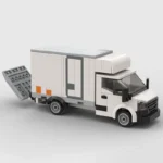 Moc Building Bricks Urban Refit Refrigerated Van Model Technology Modular Blocks Gift Christmas Car Toy DIY Sets Assembly - Image 2
