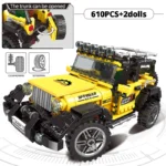 ZKZC Technical Off-road Racing Vehicle Truck Car Model Building Blocks City Monster Trucks Bricks Toys For Children Gift - Image 6