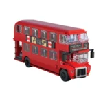 Retro Double Decker Bus MOC 66037 Red Car Building Blocks City Transportation Vehicle Bricks Model Ideas Toy Gift Kids Aldults - Image 2
