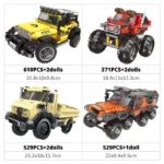 ZKZC Technical Off-road Racing Vehicle Truck Car Model Building Blocks City Monster Trucks Bricks Toys For Children Gift - Image 4