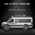 578PCS Station Wagon Model Building Blocks Camping RV SUV Car Bricks Desktop Ornaments Kids Educational DIY Toys Christmas Gift - Image 3