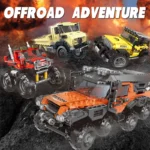 ZKZC Technical Off-road Racing Vehicle Truck Car Model Building Blocks City Monster Trucks Bricks Toys For Children Gift - Image 3