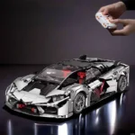 Technical Racing Sport Car Model Building Blocks technic adults 1:14 DIY Supercar Brick Puzzle Toys Kid Adult Gift（1278+granule）