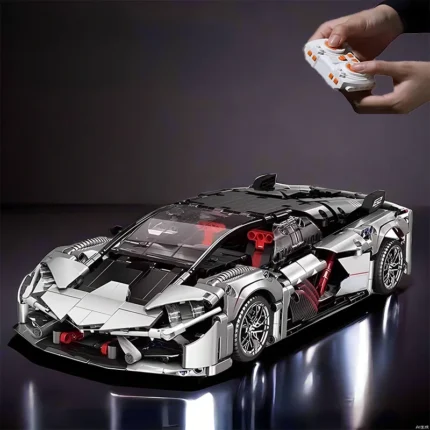Technical Racing Sport Car Model Building Blocks technic adults 1:14 DIY Supercar Brick Puzzle Toys Kid Adult Gift(1278+granule)