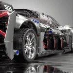 Technical Racing Sport Car Model Building Blocks technic adults 1:14 DIY Supercar Brick Puzzle Toys Kid Adult Gift（1278+granule） - Image 3