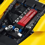 1785PCS Yellow Racing Car Model Building Blocks MOC Supercar Bricks Toys Collection Ornament Boys Adult Christmas Birthday Gifts - Image 4